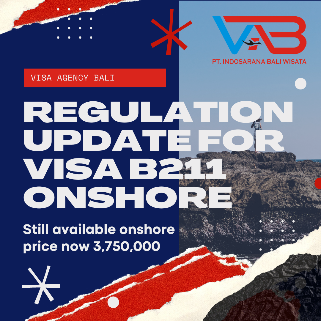 onshore tourist visa for bali b211 2022